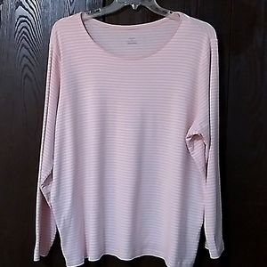 Striped Pink Long Sleeve Tee
